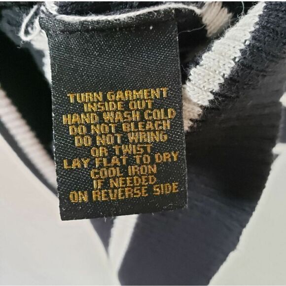 Lauren Ralph Lauren Y2K 90s Striped 3/4 Sleeve Top Size S - Picture 3 of 7